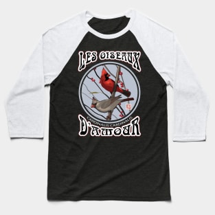 Les Oiseaux D'Amour (Love Birds) Baseball T-Shirt